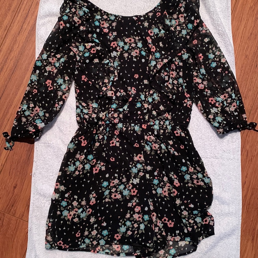 Justice Floral Romper - Kids 16